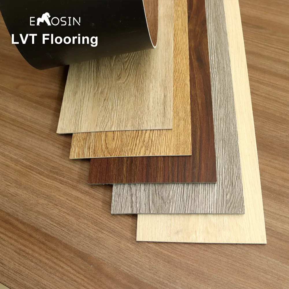 Commercial Wood Look Lvt PVC Vinyl Flooring Floating &amp; Dry Back Vinyl Planks at Affordable Prices