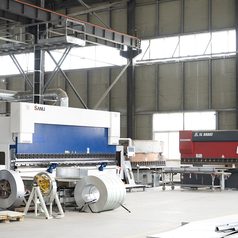 Exterior Big Size Industrial Automatic Motorized Electric Sandwich Panel Thermal Insulated Bifold Folding Door for Warehouse or Factory or Hangar