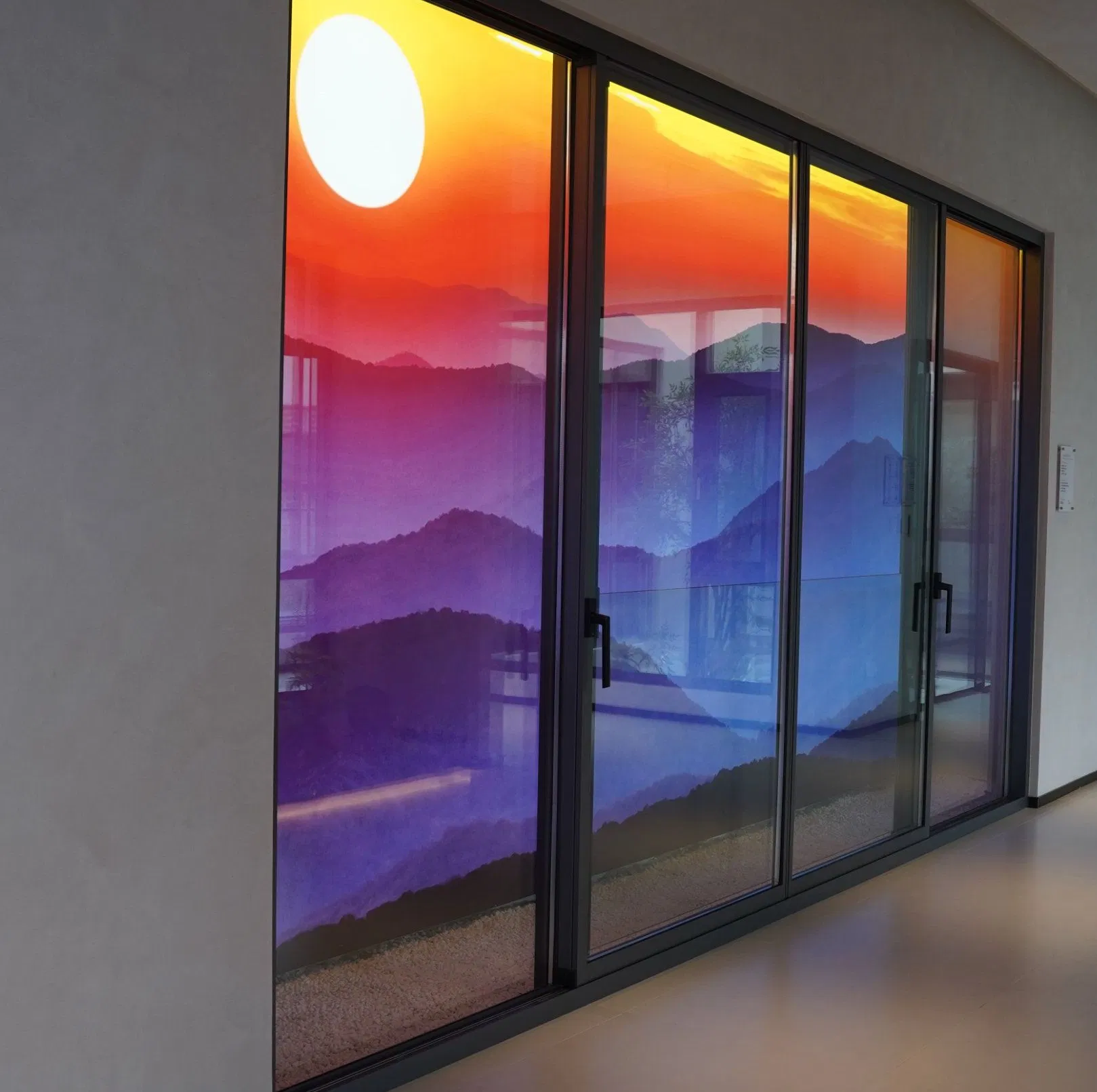 Glass Aluminium Sliding Door Lowe Tempered Safety Protect with Screen Nylon Hiding