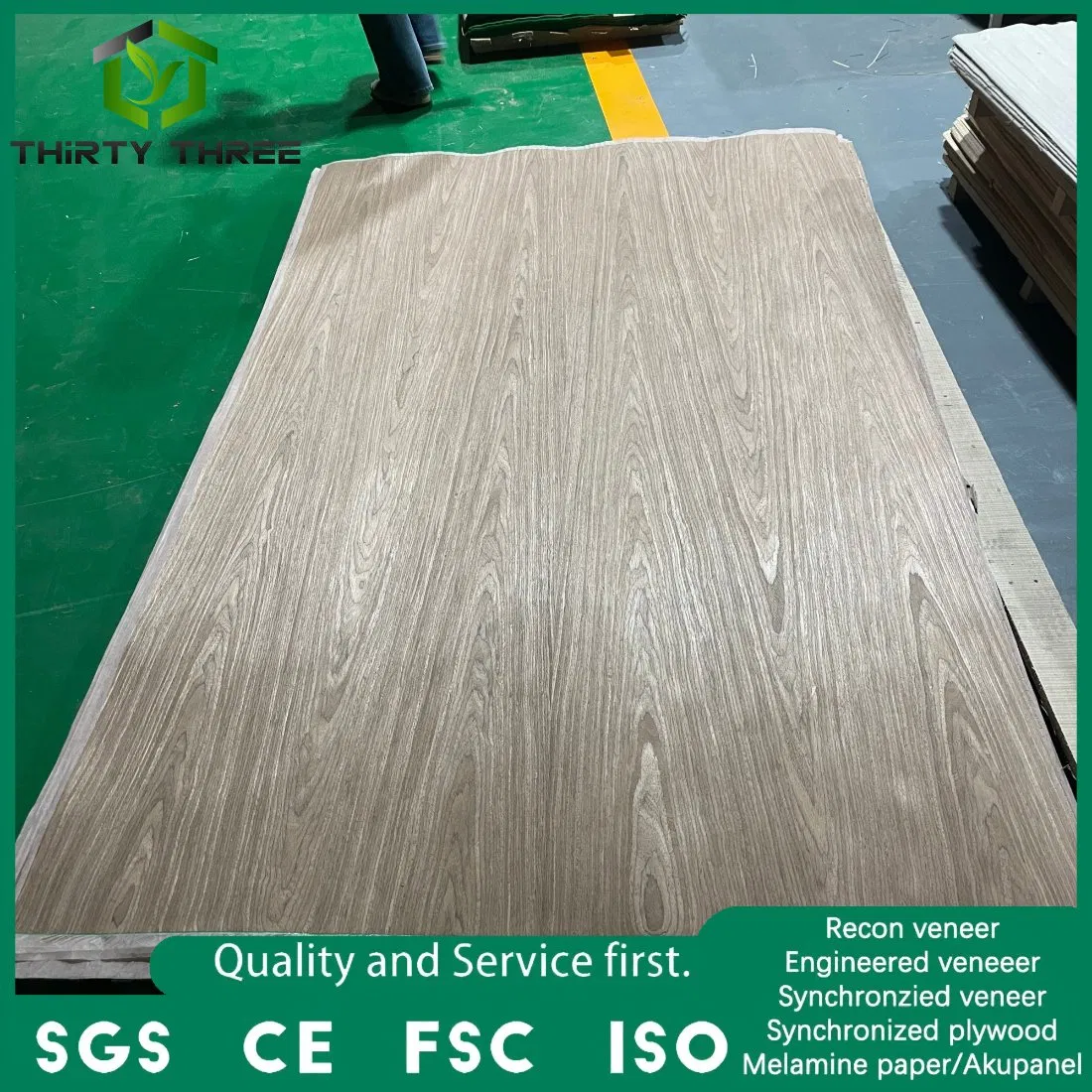 Hot Sale High Quality Engineered Wood Veneer Sheet Vunir Wooden Veneer Customization