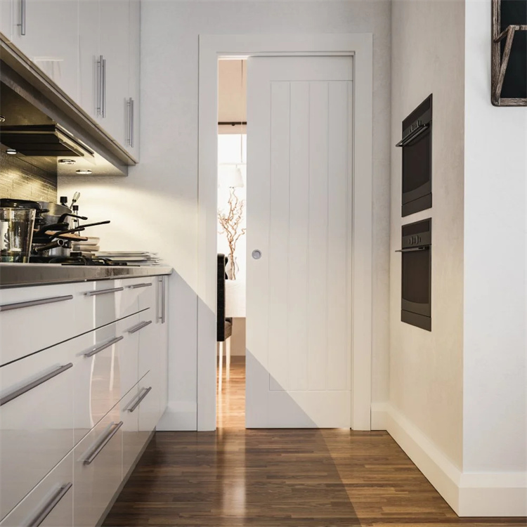 Cbmmart Wooden Door Cavity Privacy Wooden Pocket Sliding Doors