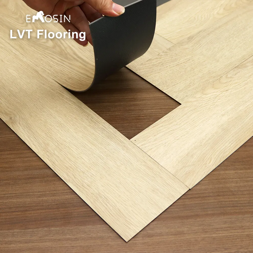 Lvt Herringbone Anti Slip Indoor Glue Down Luxury Title for Home Office Hotel Hospital Residential Dry Back Plank