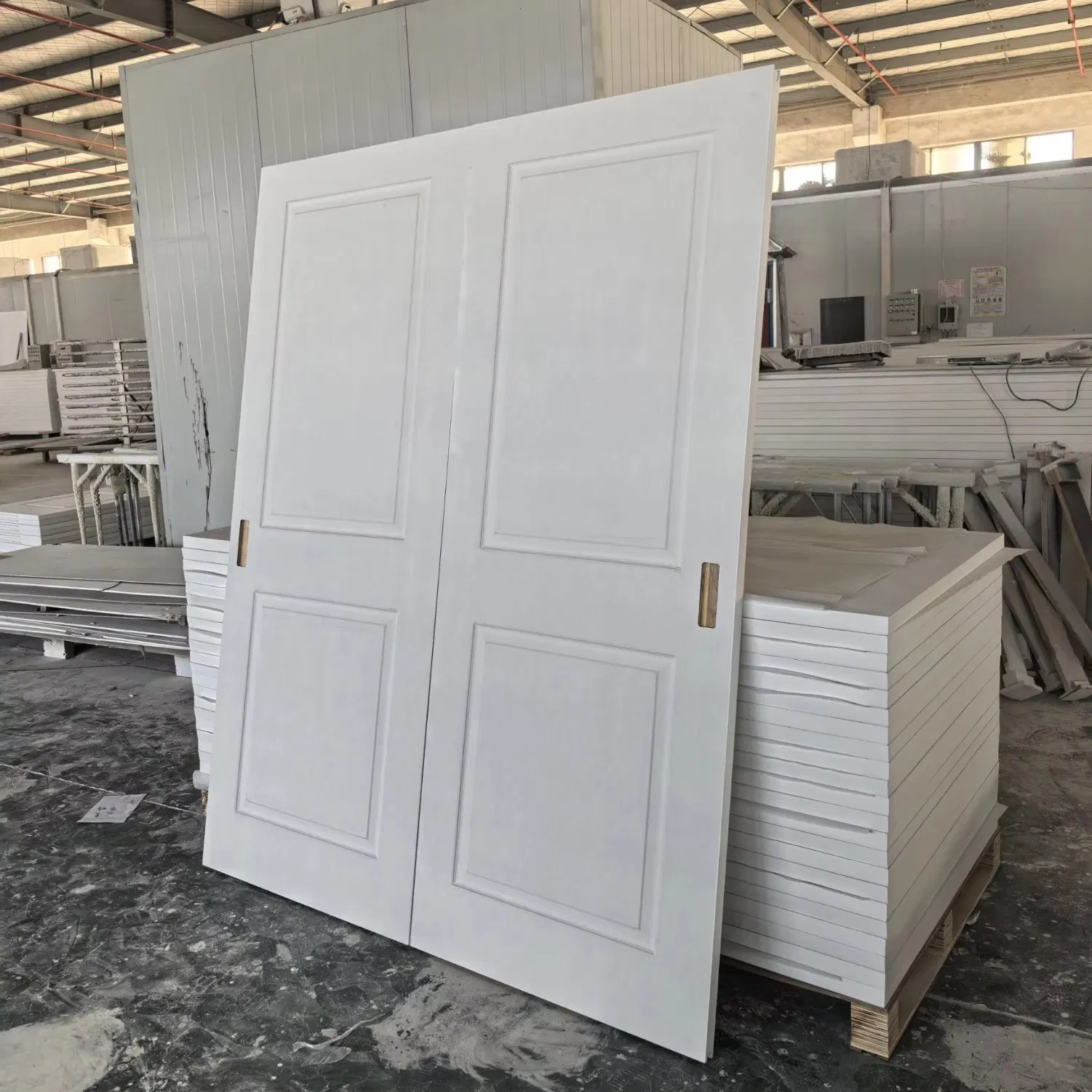 Indoor Door Smooth Hollow Core Interior Wooden Barn Door Sliding Doors for Houses