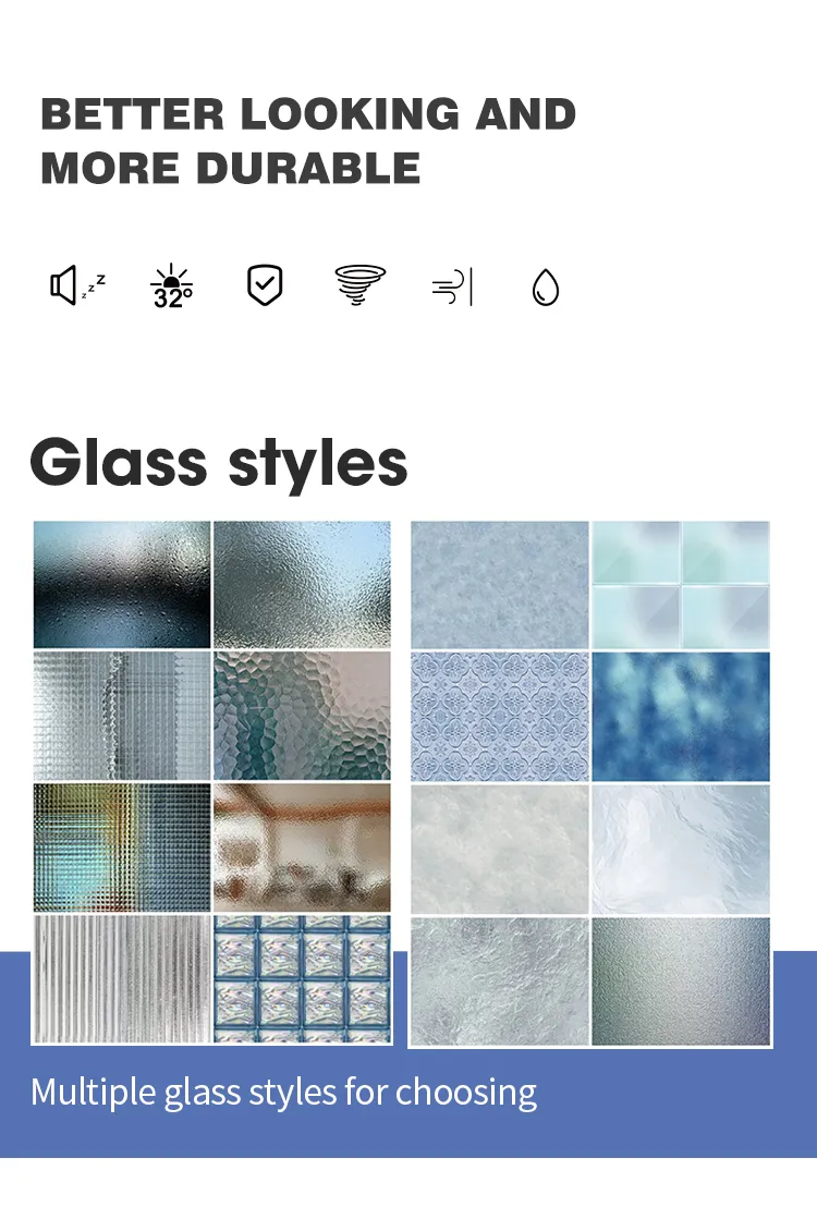 Modern Glass Single Door