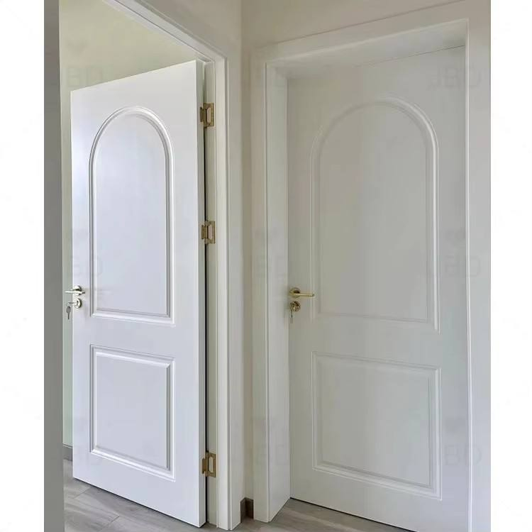 Jbdhome Custom Solid Wood Painted Interior Doors Walnut Bedroom French Interior Painteddoors