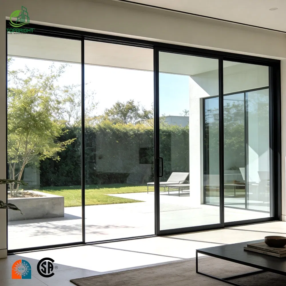 Exterior Aluminium Glass Pocket Stacking Slide Sliding Patio Door for Home