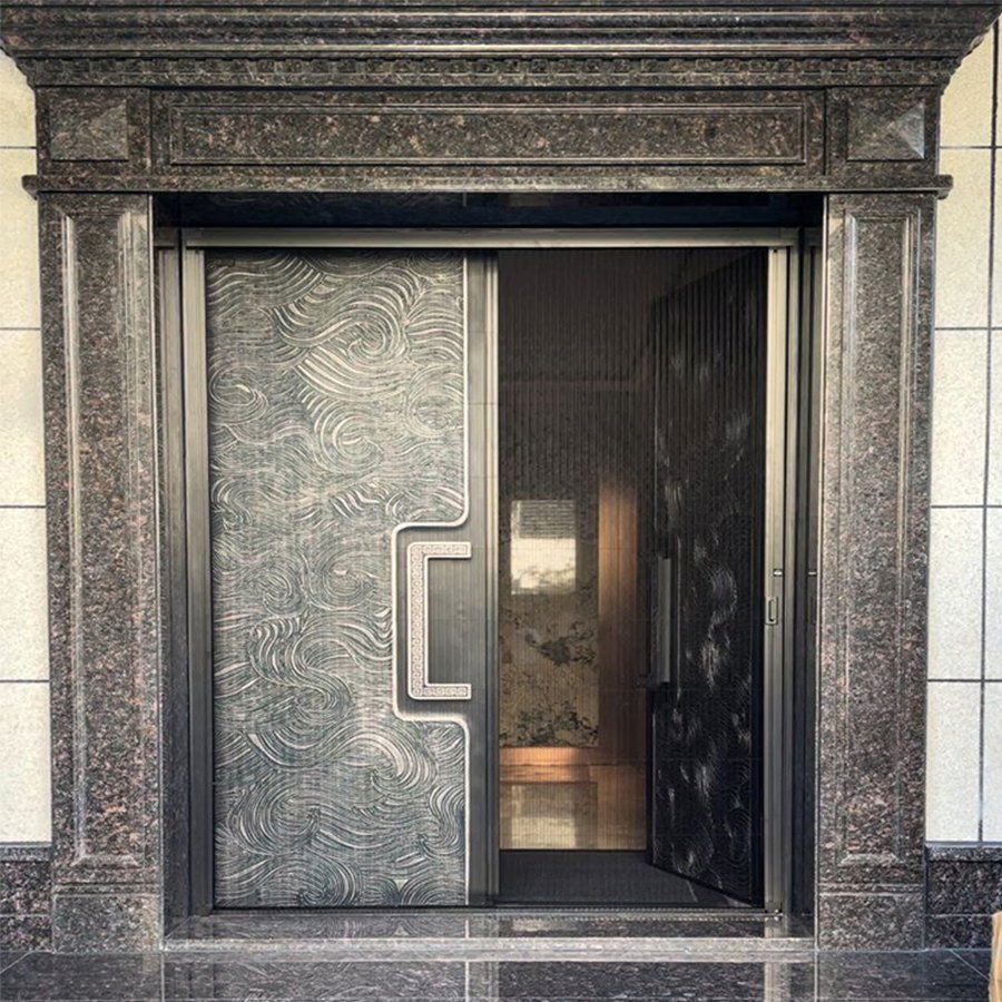 Trackless Folding Mosquito Net Screen for Doors and Windows