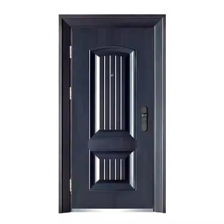 China Supplier Low Price Metal Doors Exterior Model Wrought Iron Door Iron Gate From Ghana