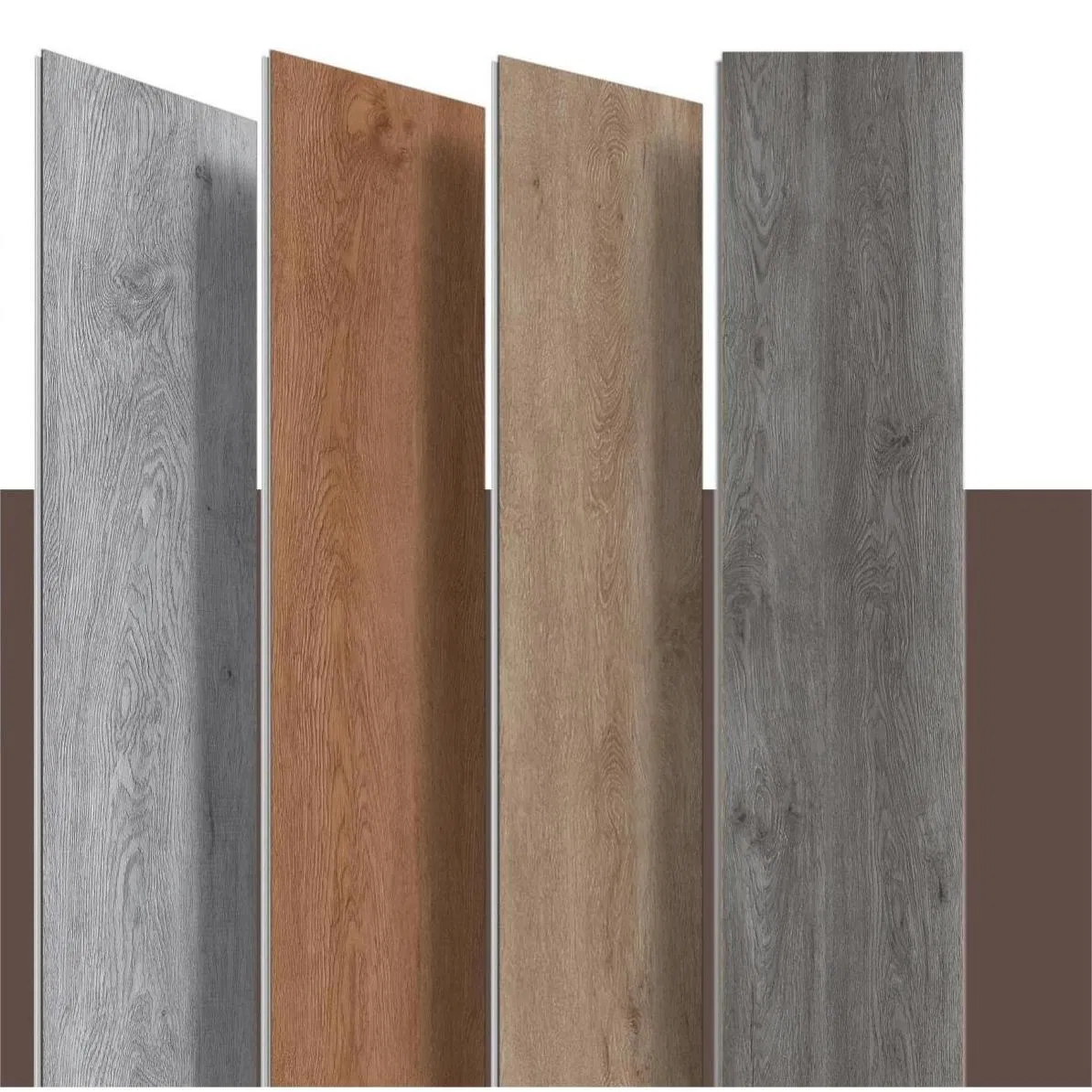 UV Coating Stone Wood Texture Lvt Flooring Laminate Waterproof Padded Click Lock Lvp Luxury Vinyl Plank with High Quality