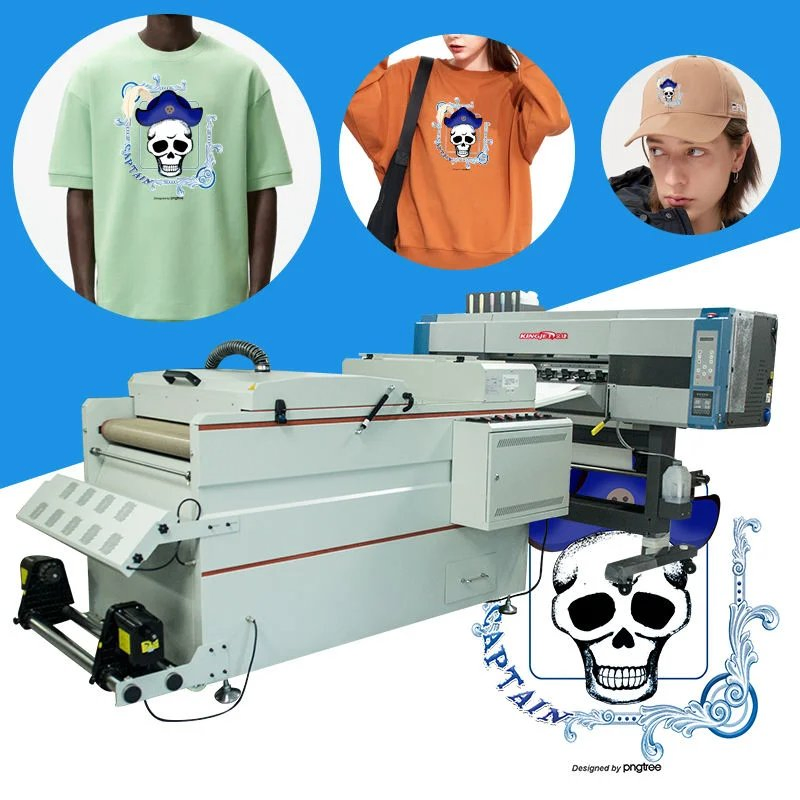 A3 Dtf DTG Printer Roll 60cm Direct to Garment Pet Film Printer Automatic Digital T Shirt Printing Machine Dtf Printer for Clothes Dtf T Shirt Transfer Printer