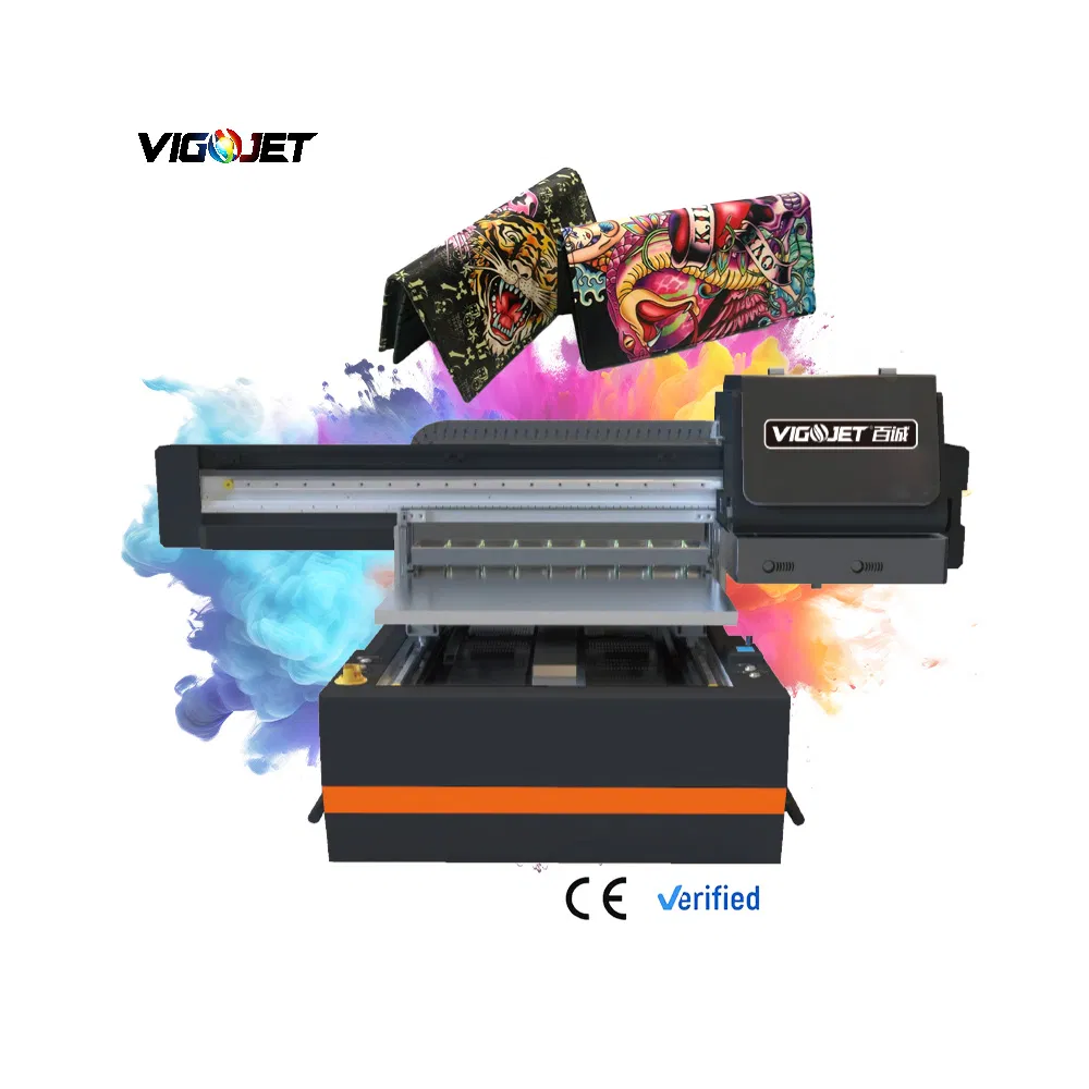 New Technology UV Flat Printer A1 Size UV Flatbed Machine 6090 Flatbed UV Digital Printer