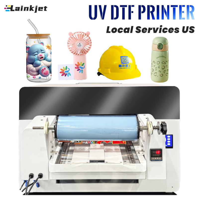 Multifunctional 3D LED Digital UV Inkjet Printer for Pen Bottle Mobile Phone Case Crystal Label