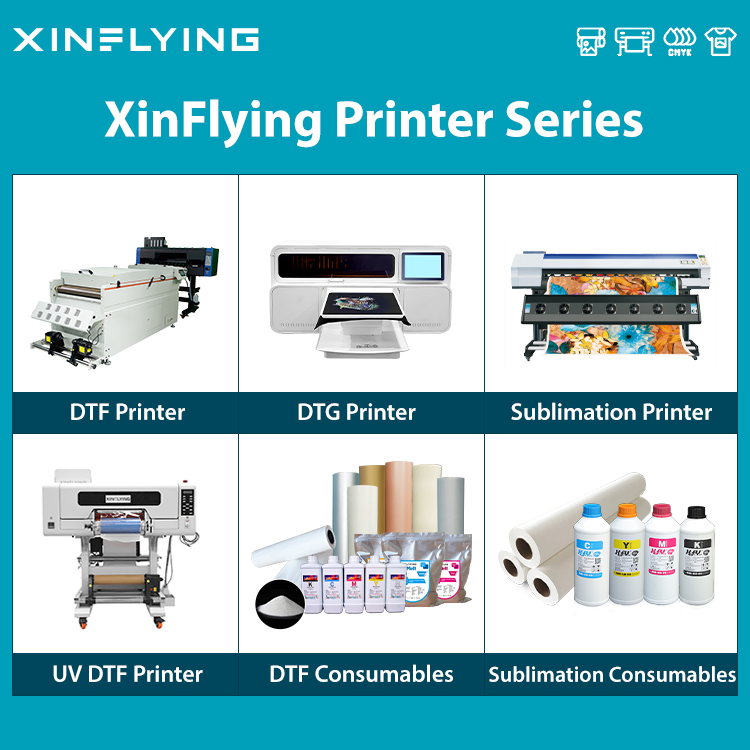 Xinflying Sublimation Printer for Fabric Textile Roll Paper Printing Set Dual I3200 Heads Speed Dye Transfer Machine 98sqm/H