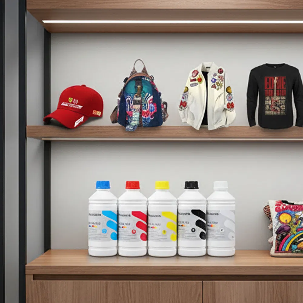 Powder-Ink Synergy Dtf Ink 1L Racesuper Optimized System Pigment for Seamless Transfer