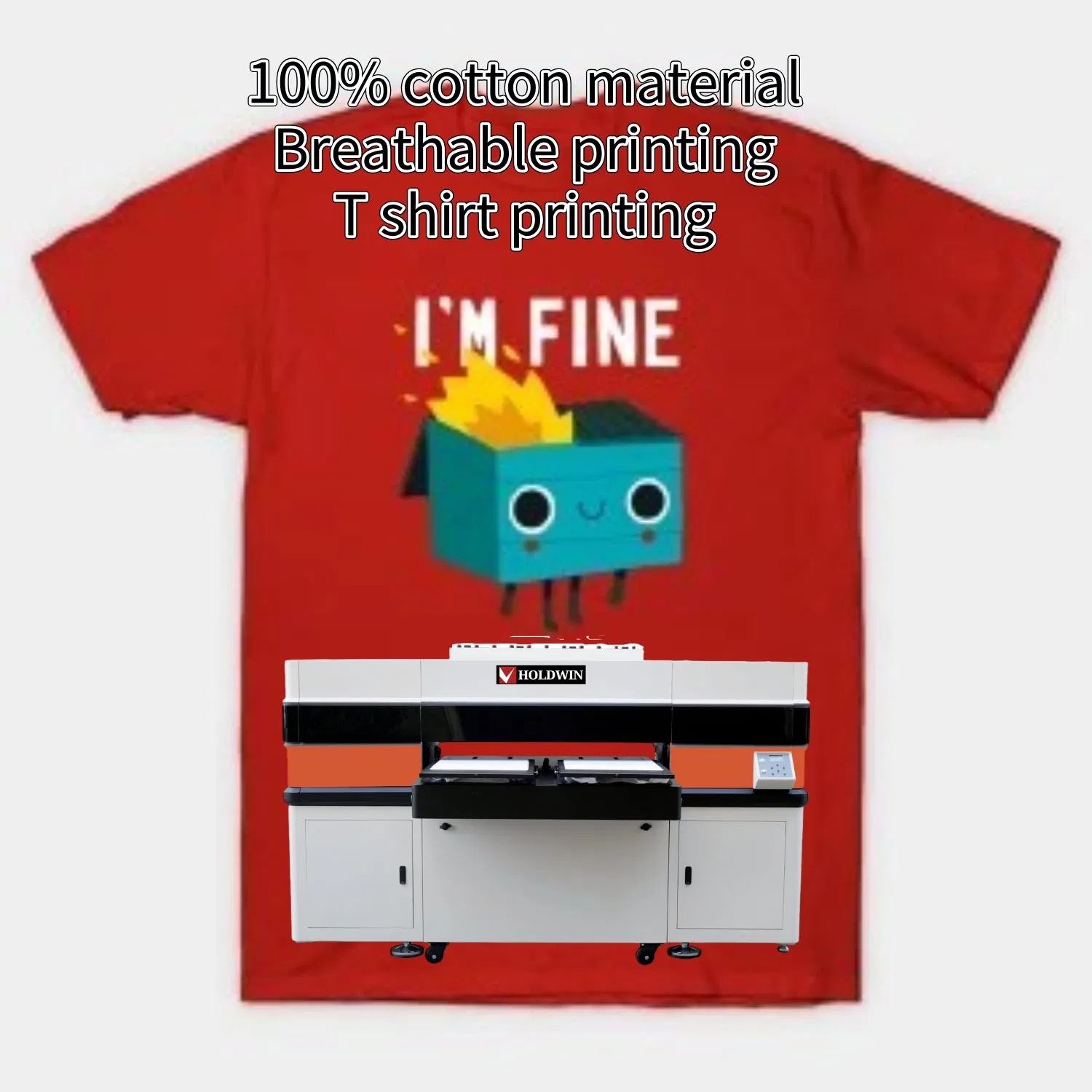 T Shirt DTG Printer Direct Print on Cotton Garment
