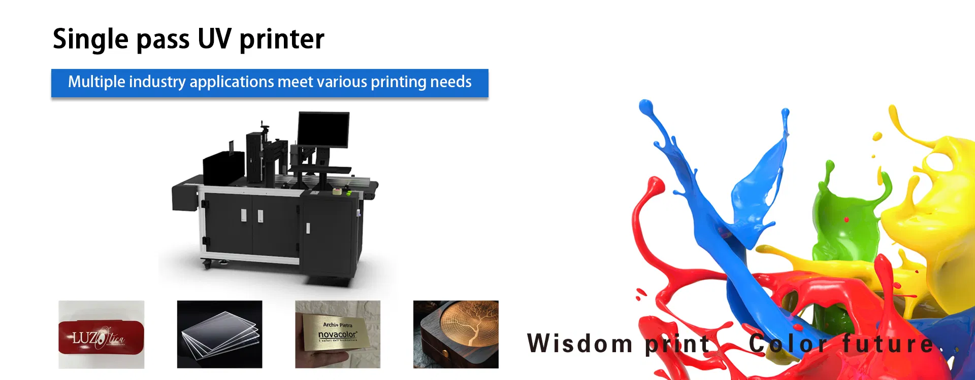 Single Pass Fast Speed UV Inkjet Printer