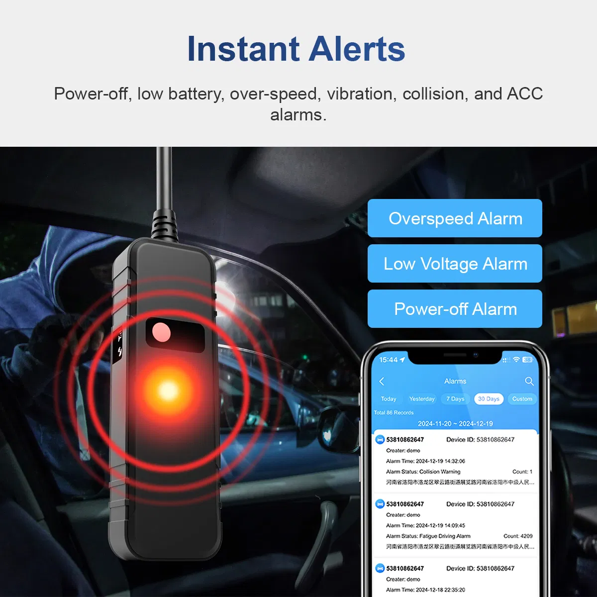 Wholesale 2g GPS Tracker Car Alarm System Anti Theft China GPS Manufacturers