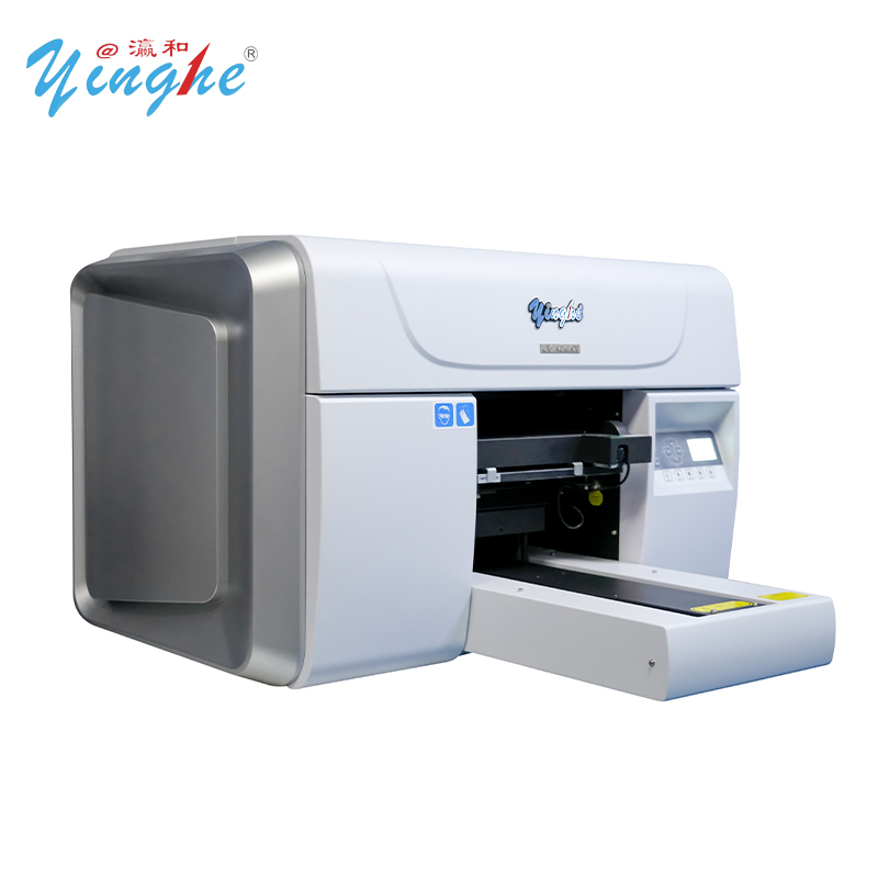 Yinghe High Quality Desktop Small UV Digital Inkjet Printer A3 UV LED Flatbed Printing Machine UV Flat Printer for PVC Card Phone Case Glass