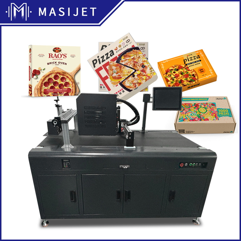 Continuously Single Pass UV Inkjet Printer for Cardboard Boxes Keyence Flatbed Automatic 45 IP55