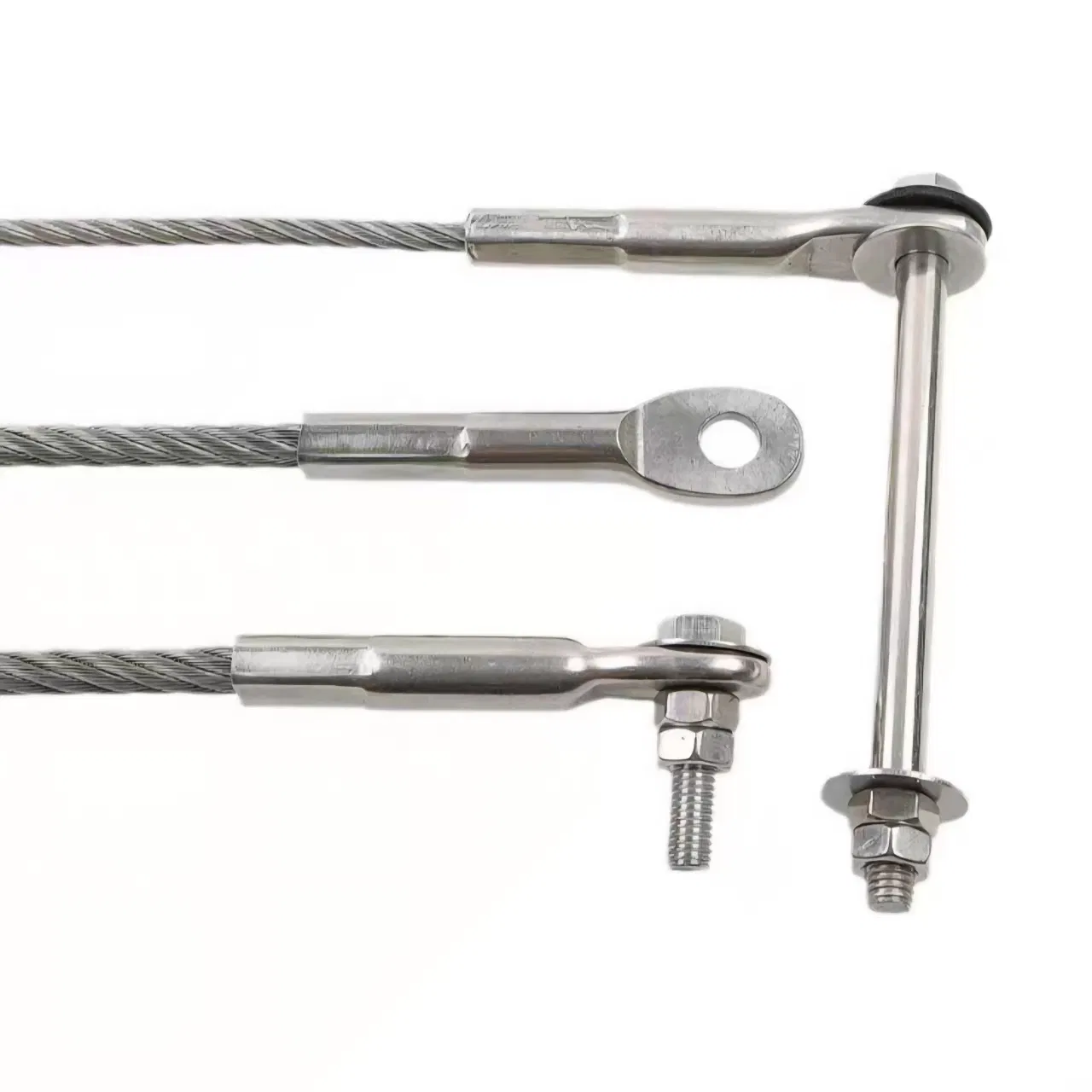 Heavy-Duty Stainless Steel Explosion Relief Screw and Traction Cable Assembly