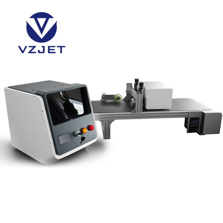 Single Pass Full Color Inkjet Printer Dimension for Pizza Box and Coffee Bag Applications with Automatic Feed