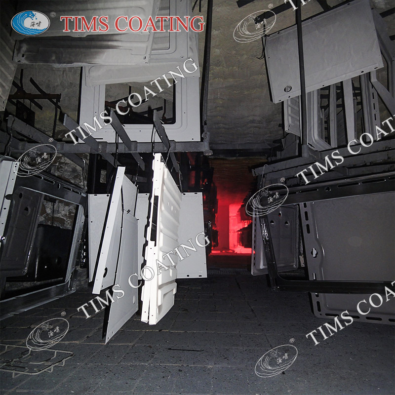 Energy Saving Oven Enamel Coating Line with 3 Tims Patents for Appliance