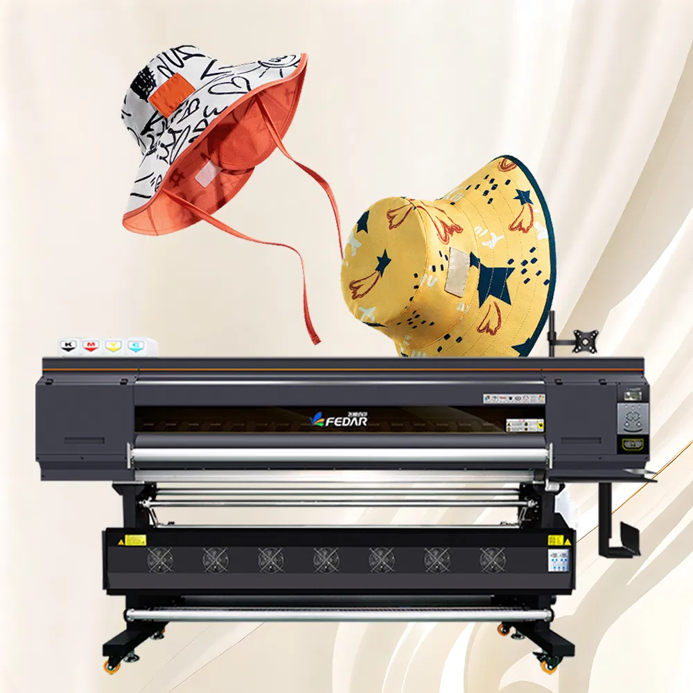 Fedar Impressora Industrial High Quality 4 Head 1.9m Large Format Dye Imprimante Sublimation Printer Textile Fabric Heat Transfer for Sale