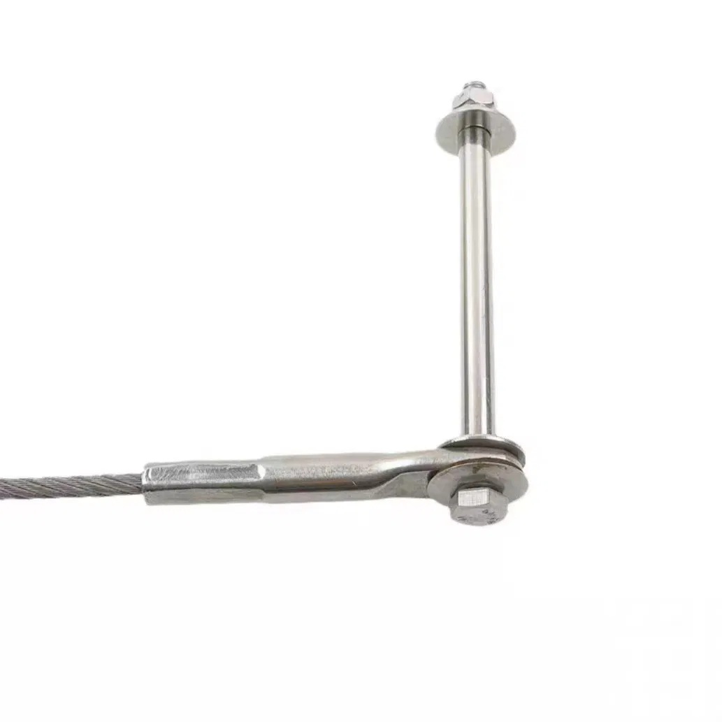 Heavy-Duty Stainless Steel Explosion Relief Screw and Traction Cable Assembly