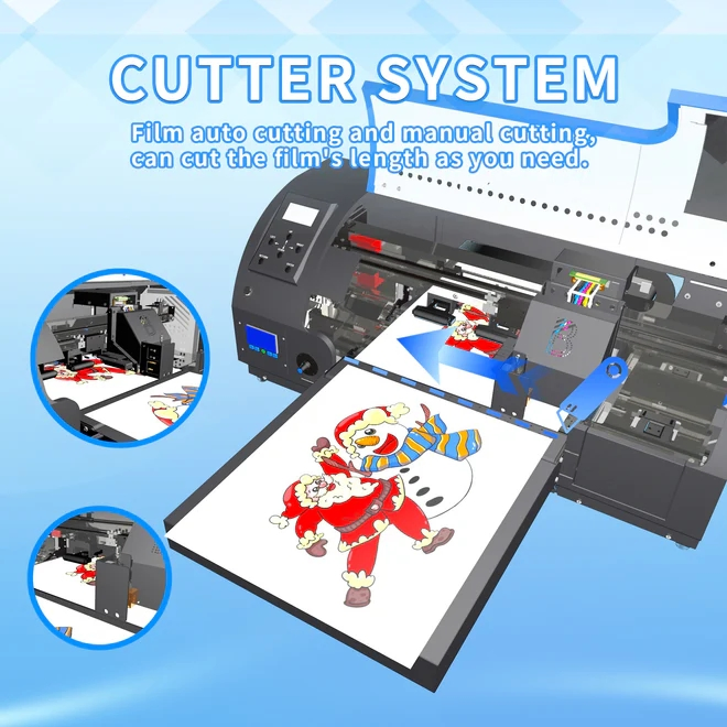 A3 Format Dtf Printer for Garment Decorating with Auto Cutter (Model M1630 PRO)