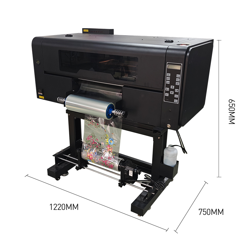 New Technology A3 3D Effect Dtf Printed Embroidery UV Ink Roll-to-Roll Printer Heat Transfer for T Shirt Flag Textile Printing Imitation Embroidery Design