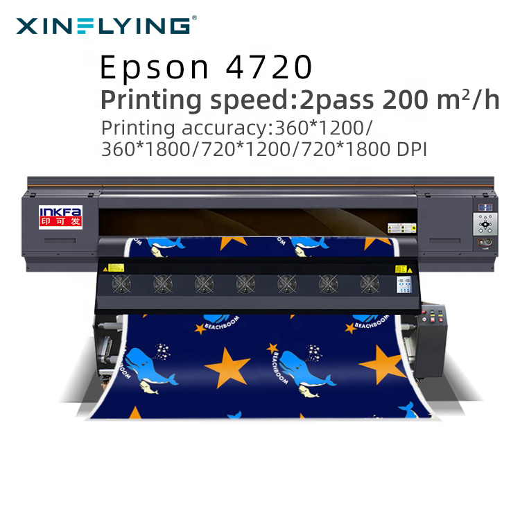1.9m Large Format Dye Sublimation Textile Fabric Heat Transfer Printer Printing Machine Price