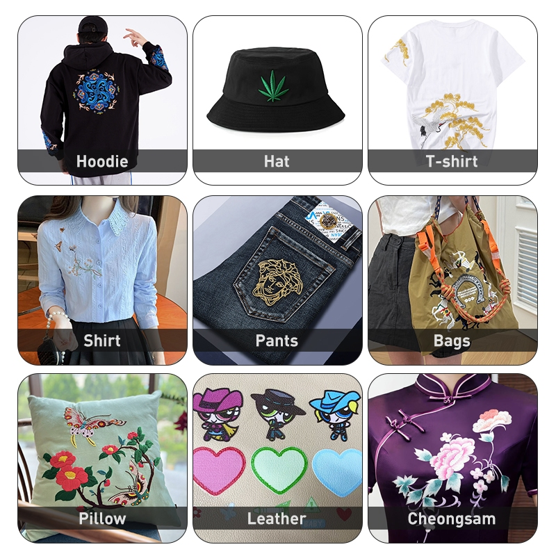 New Technology A3 3D Effect Dtf Printed Embroidery UV Ink Roll-to-Roll Printer Heat Transfer for T Shirt Flag Textile Printing Imitation Embroidery Design