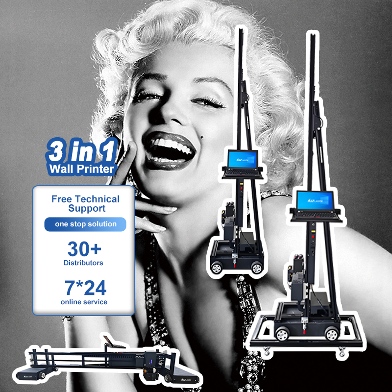 Affordable Touching Screen 3D Wall Painting Machine for Decorating The Wall Indoor or Outdoors