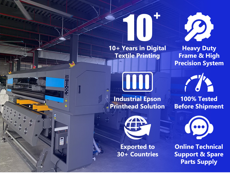 Lainkjet Roll to Roll Digital Textile Sublimation Printer for Fashion Fabric Printing