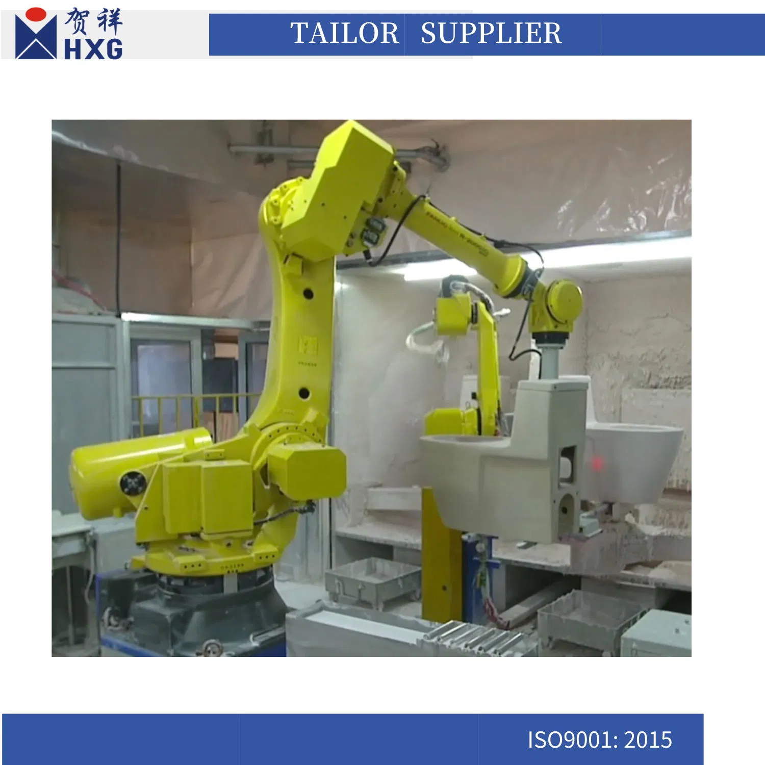 Sanitary Ware Toilet Basin Robotics Rotary Door Model Glazing Machine