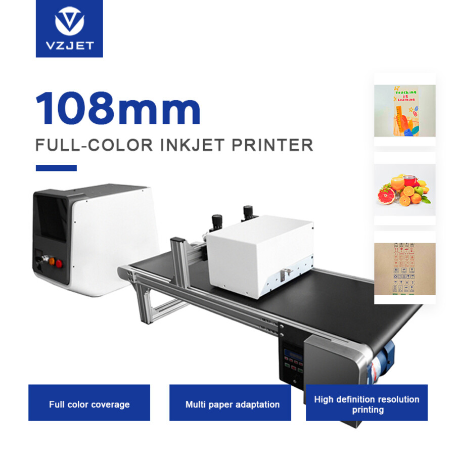 Inkjet Printer Single Pass Automatic Fast Speed New Condition Digital Machine for Book Edge Labels Cards Cmyk Print
