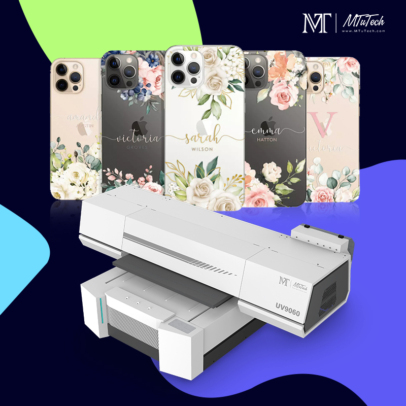 MTuTech UV Printer 9060 Digital Small Format Flatbed UV Printer for Flat and Cylindrical Objects