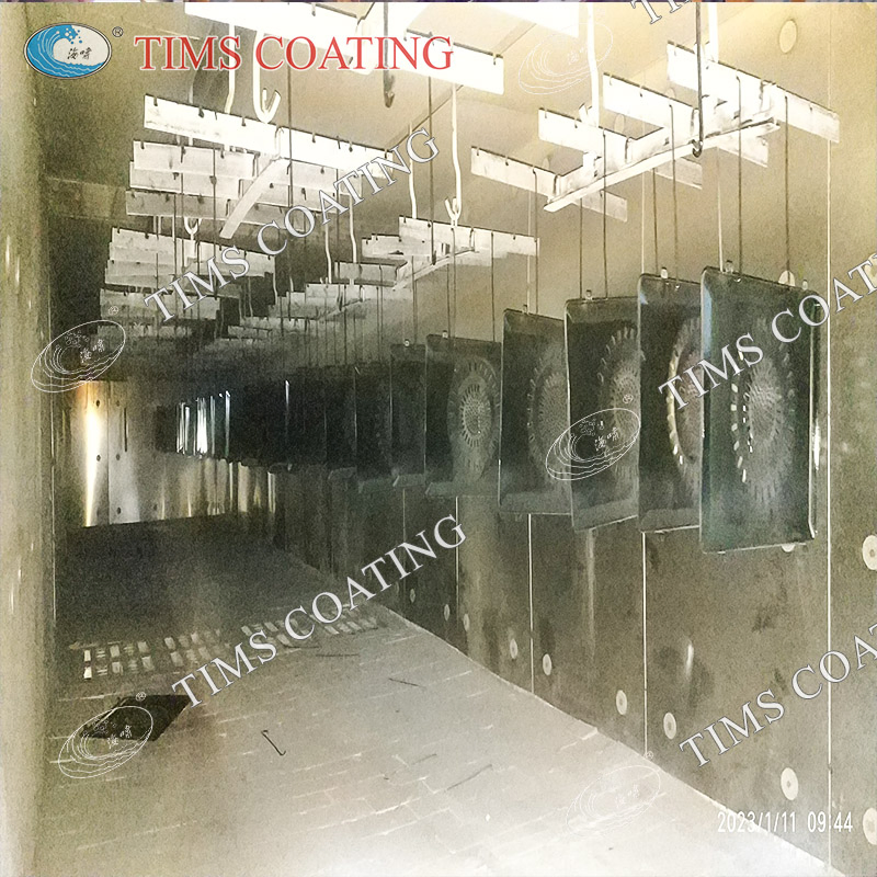 Energy Saving Oven Enamel Coating Line with 3 Tims Patents for Appliance