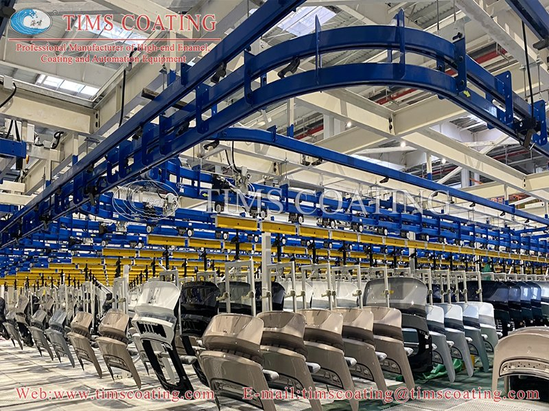 Fully Automated Flow Energy-Saving Tims BBQ Enameling Coating Line