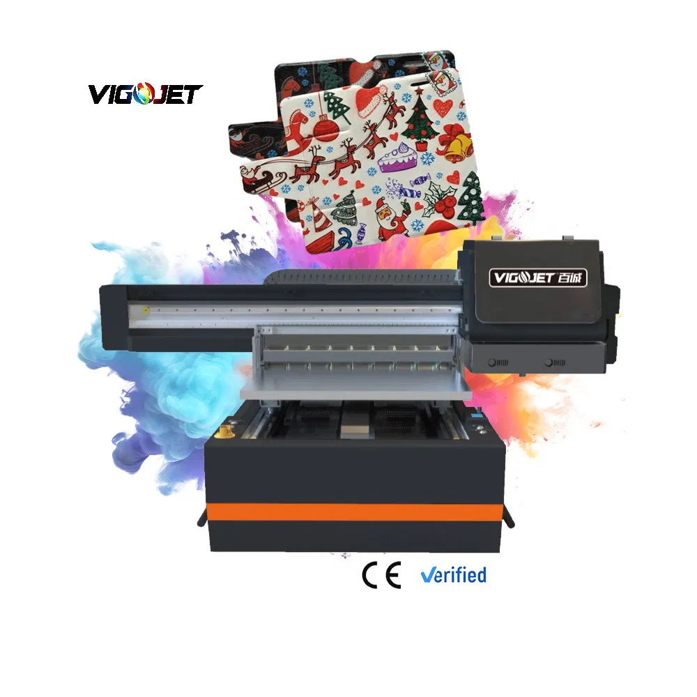 New Technology UV Flat Printer A1 Size UV Flatbed Machine 6090 Flatbed UV Digital Printer