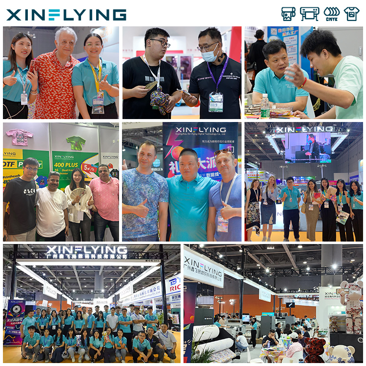 Xinflying Sublimation Printer for Fabric Textile Roll Paper Printing Set Dual I3200 Heads Speed Dye Transfer Machine 98sqm/H