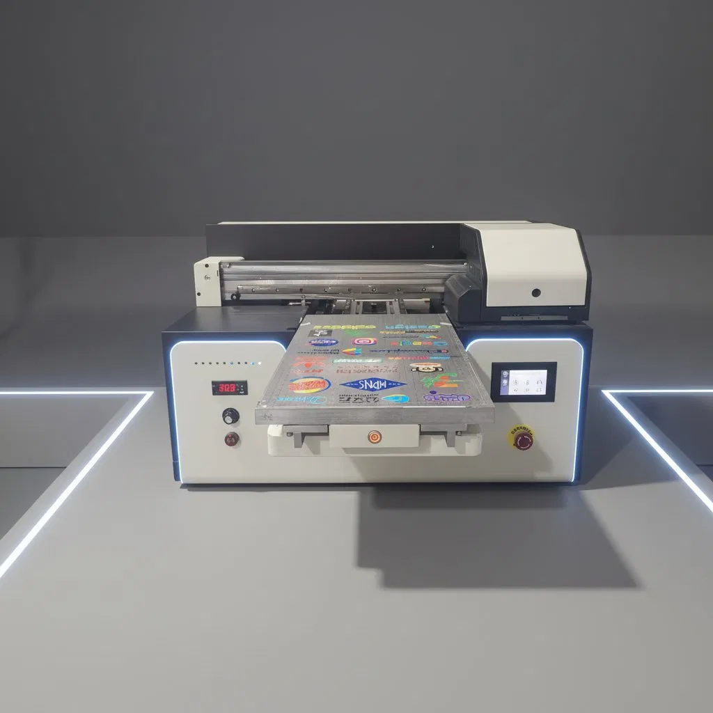 A3 Small Format Digital UV LED Flatbed Printer