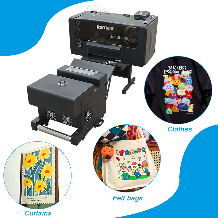 Fabric Textile Garment Roll 30cm XP600 Dtf Printer Pet Film Inkjet Custom Tshirt T-Shirt T Shirt Printing Machine