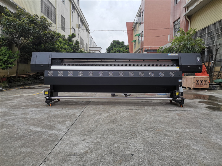 Cheap Small Inkjet Printers Set White 2FT 3.2m Dx5 Dx7 XP600 4720 Print Head Roll Textile Eco Solvent Printer