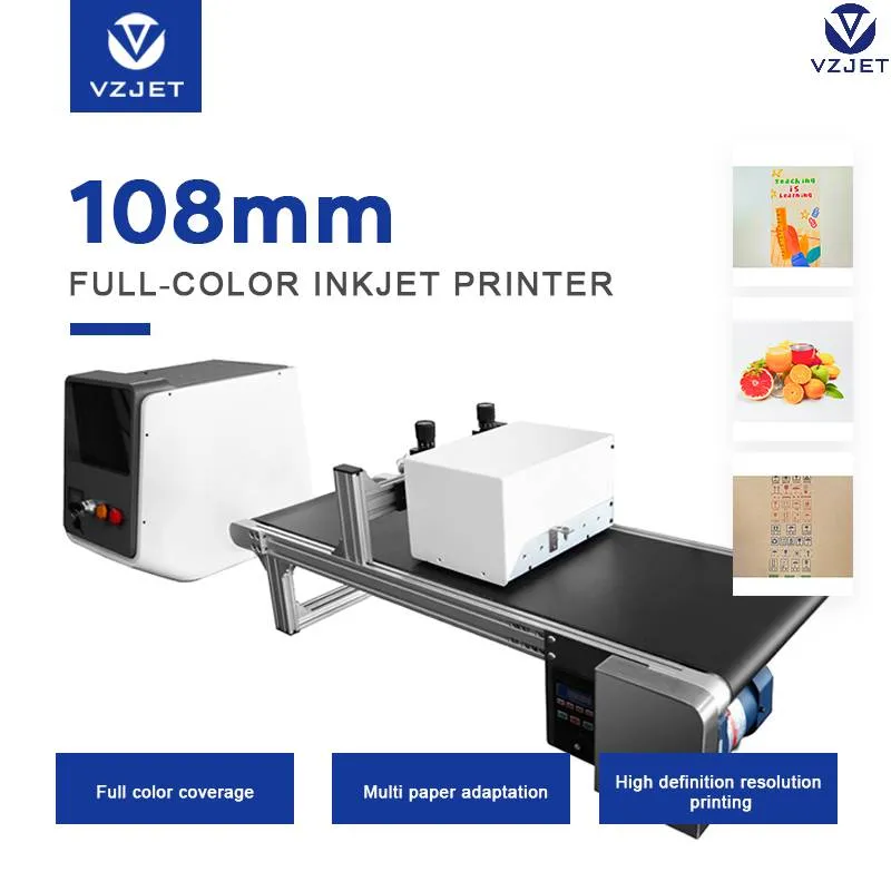 Single Pass Cmyk Full Color Inkjet Printer