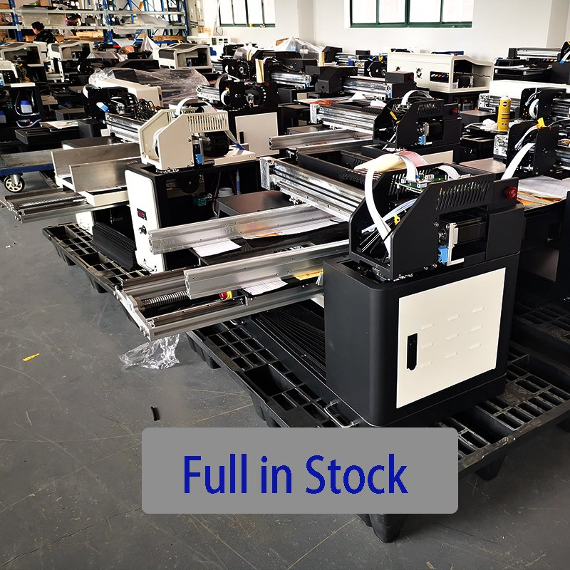 A3 Size Digital Flatbed LED UV Dtf Printer with Visual Position Camera