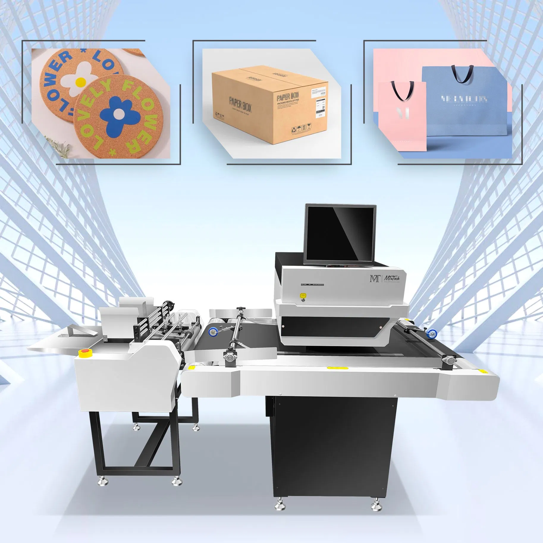 High-Speed Single Pass Digital Inkjet Printer for Packaging and Signage Applications