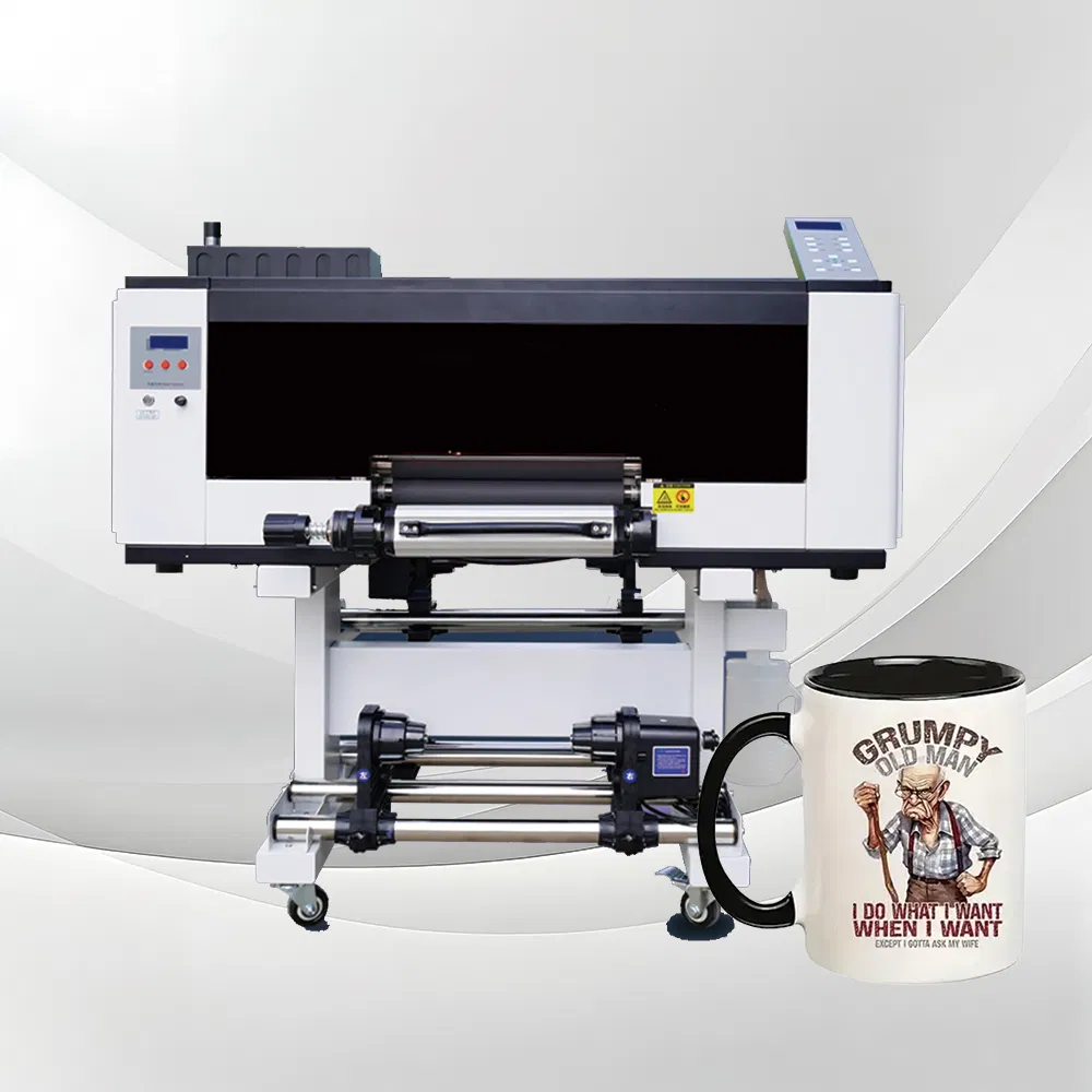 Holdwin 30cm Digital Color Label Printer Roll to Roll UV Inkjet for Sticker/Bottle/Garment/Textile Machine for Business