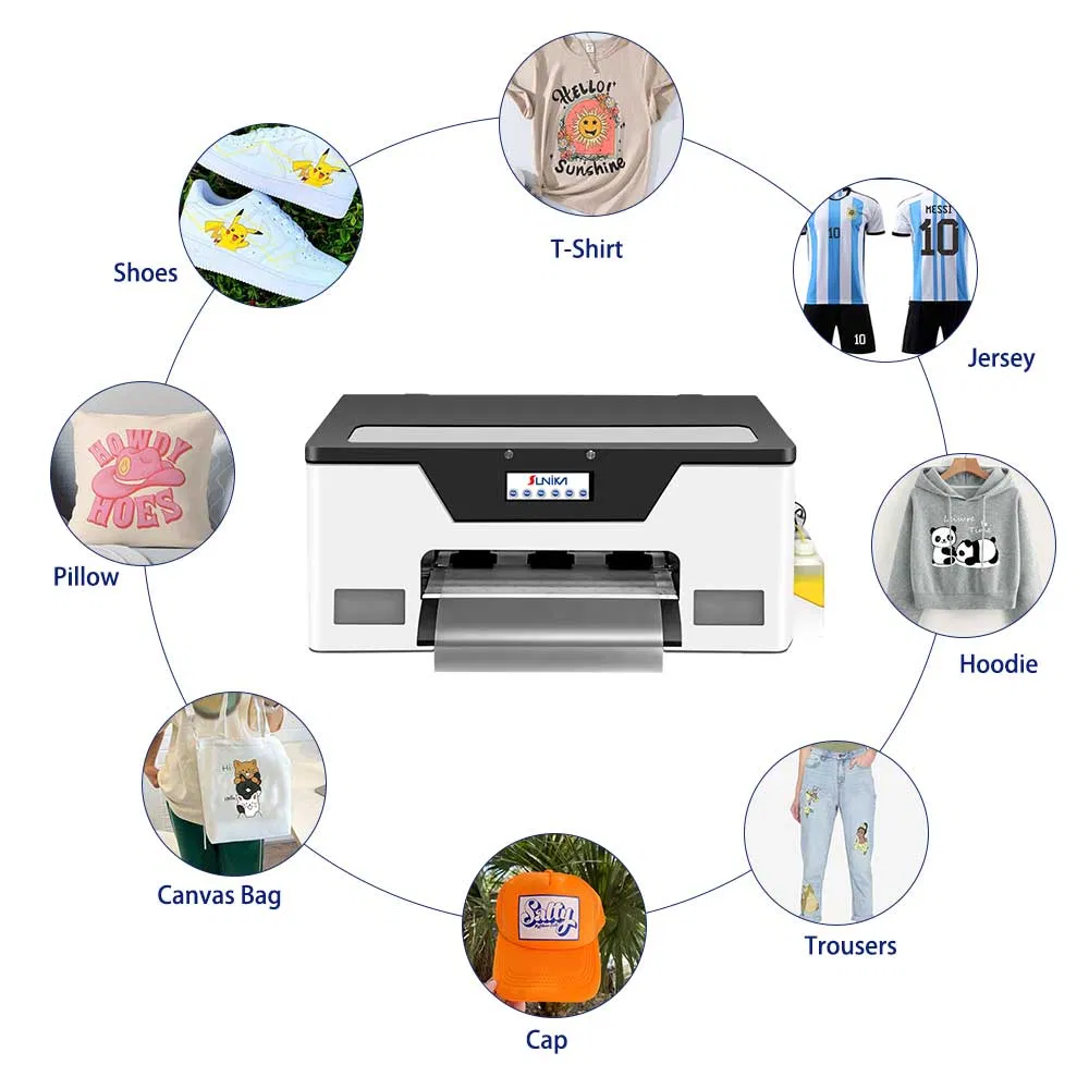 Sunika Cheap Competitive Dry Textile DTG Printer A3 Printing Machine Direct to Garment Printer Dtf for T Shirt Cloth Trousers Hoodie