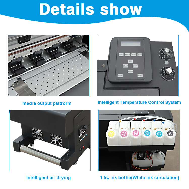 Fabric Textile Garment Roll 30cm XP600 Dtf Printer Pet Film Inkjet Custom Tshirt T-Shirt T Shirt Printing Machine